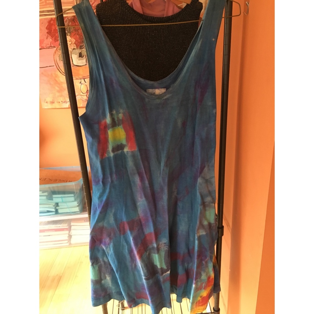 Handmade blue dress